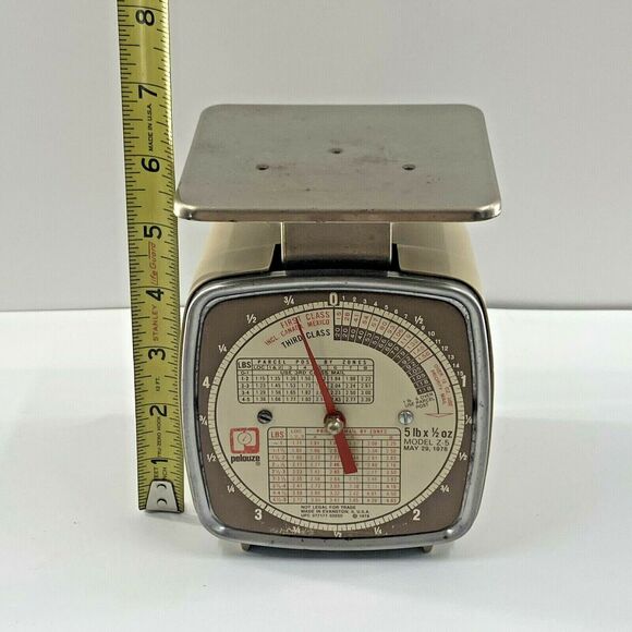 1978 Vintage Postal Scale Pelouze Model Z5 Mechanical 5 Lbs x 1/2 oz. Capacity - Picture 4 of 12